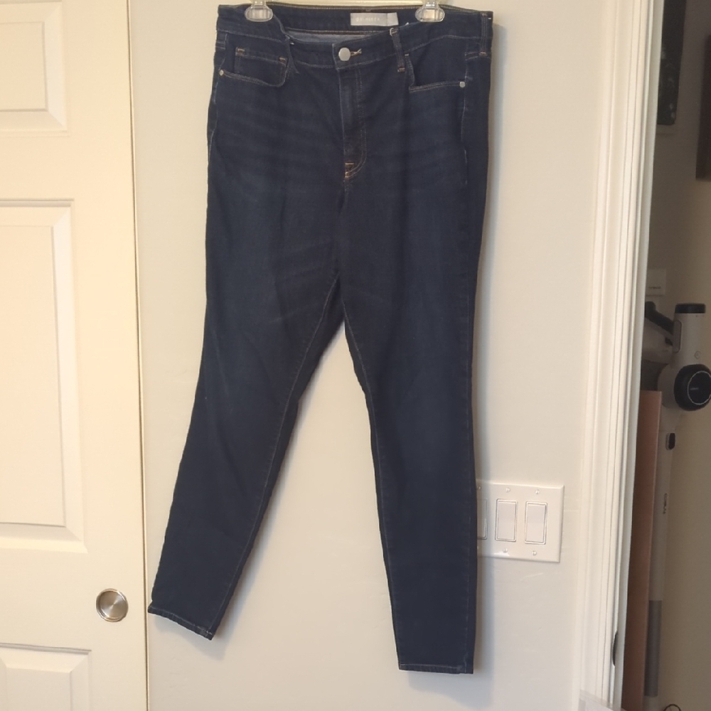 NWOT Athleta Sculptek High-Rise Dark Wash Skinny Jeans - Picture 4 of 13